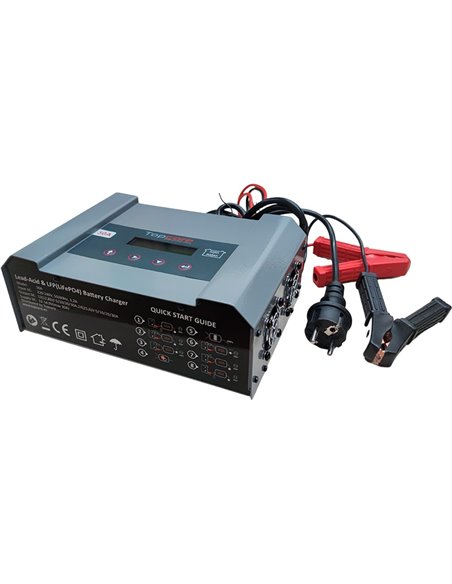Cargador de baterías Topcore 30A 12/24V 9 pasos Cargador de baterías Topcore 30A 12/24V 9 pasos