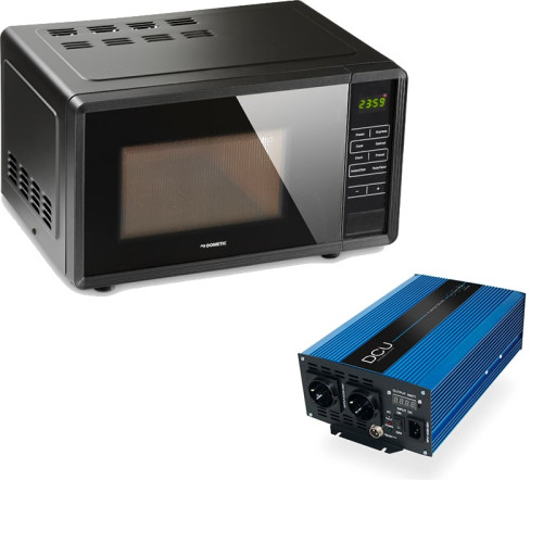 Microondas Dometic 220V + inversor DCU 24V 1500W