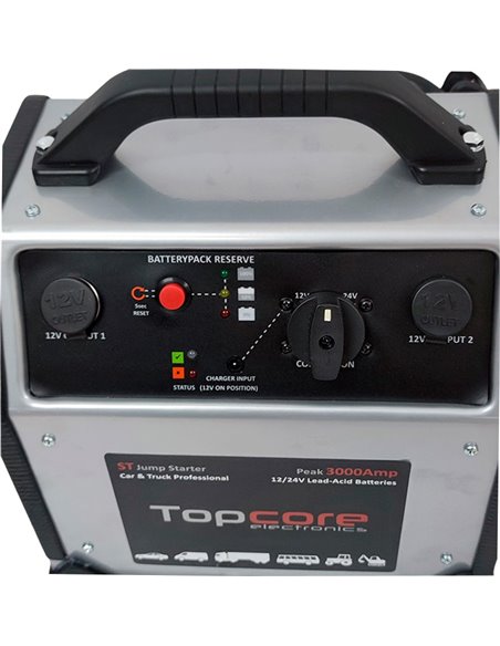 Arrancador profesional booster 12/24V Topcore