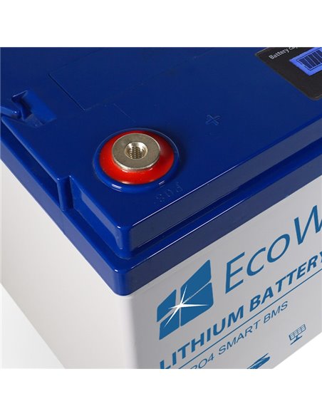 Batería de litio LiFePO4 EcoWatt 12.8V 100 Ah Smart BMS