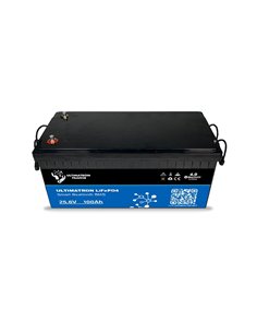 Batería de litio LiFePO4 Ultimatron 25.6V 100 Ah bluetooth y Smart BMS