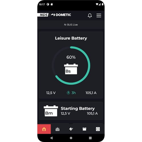 Batería de litio LiFePO4 NDS TEMPRA 12V 150 Ah TLB 150F bluetooth BMS y N-Bus