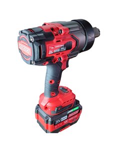 Llave de impacto a batería 1" 2200 Nm con 2 baterías y cargador 2
