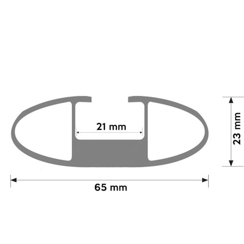 Barras portaequipajes Hast railing H19 negras