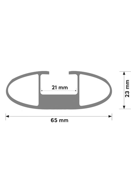 Barras portaequipajes Hast railing H19 negras Barras portaequipajes Hast railing H19 negras