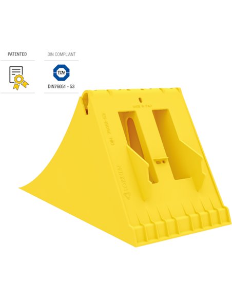 Calzo homologado DIN-76051 467x198x225 Calzo homologado DIN-76051 467x198x225