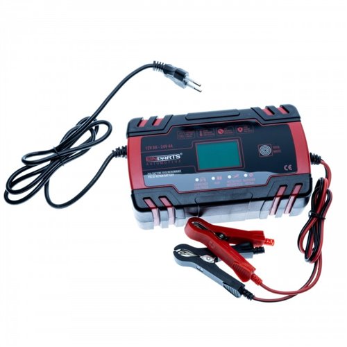 Cargador de baterías Einparts 12/24V hasta 8 amperios