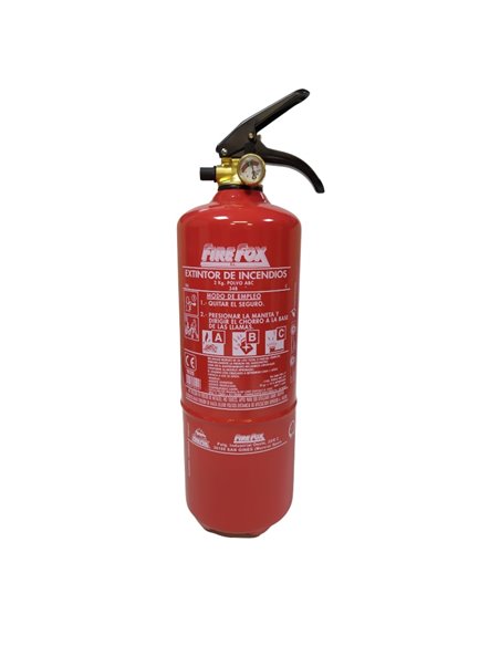 Extintor polvo ABC 2 Kg. 8A-34B Extintor polvo ABC 2 Kg. 8A-34B