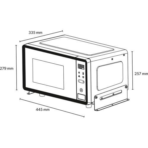 Horno microondas de 24V para camión