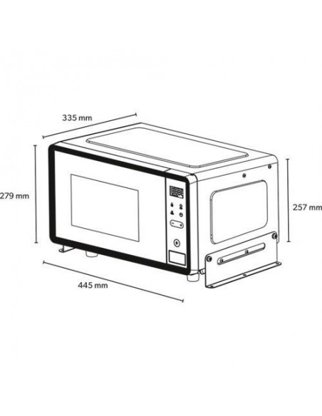 Horno microondas de 24V para camión