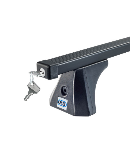 Juego de 2 barras de techo de acero Cruz OPLUS ST120