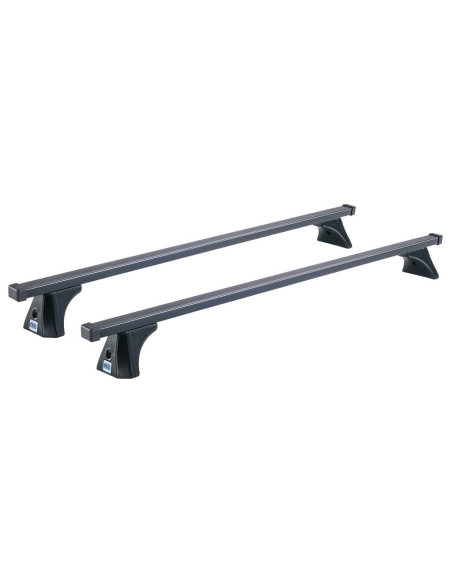 Juego de 2 barras de techo de acero Cruz OPLUS ST130