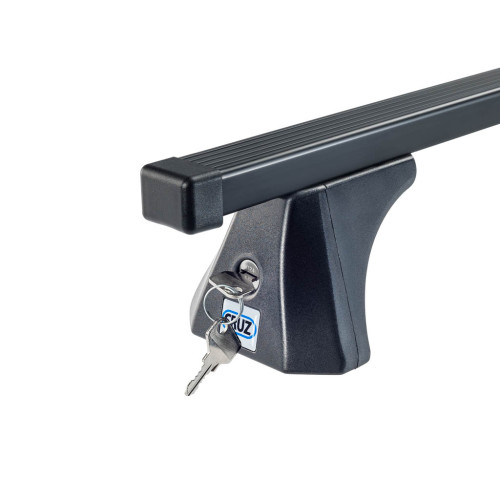 Juego de 2 barras de techo de acero Cruz OPLUS...