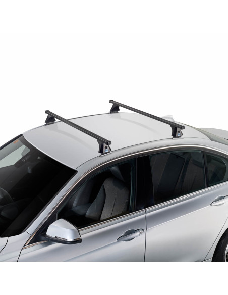 Juego de 2 barras de techo de acero Cruz OPLUS SX135