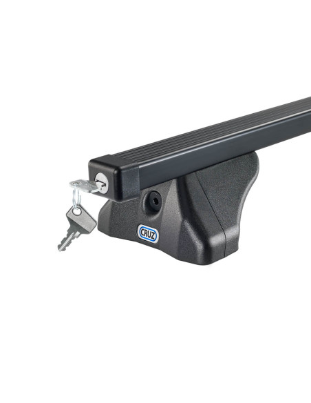 Juego de 2 barras de techo de acero Cruz OPLUS S-FIX 110