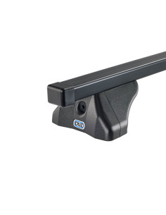 Juego de 2 barras de techo de acero Cruz OPLUS S-FIX 120 2