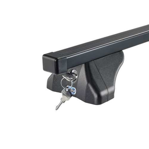 Juego de 2 barras de techo de acero Cruz OPLUS...