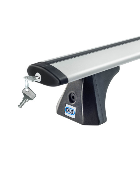 Juego de 2 barras de techo Cruz Airo T108 aluminio