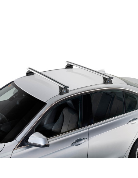 Juego de 2 barras de techo Cruz Airo FIX 128 aluminio