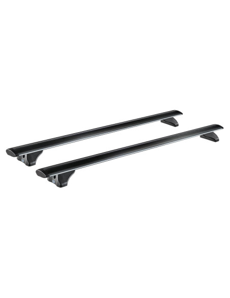 Juego de 2 barras de techo Cruz Airo FIX DARK 108 aluminio negro