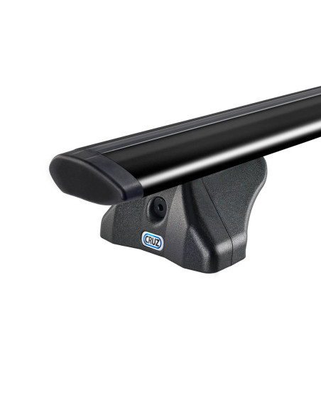 Juego de 2 barras de techo Cruz Airo FIX DARK 118 aluminio negro