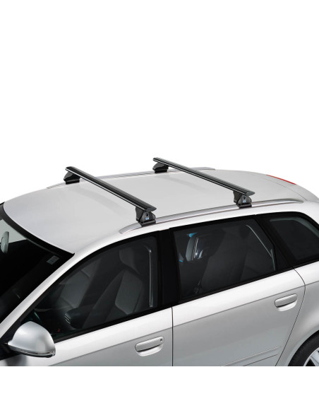 Juego de 2 barras de techo Cruz Airo FIX DARK 118 aluminio negro