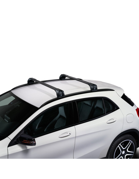 1 Barra de techo Cruz Airo Fuse Dark 82 aluminio negro