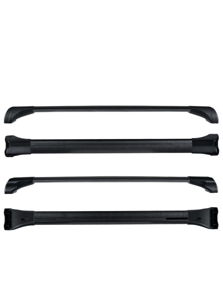 1 Barra de techo Cruz Airo Fuse Dark 82 aluminio negro