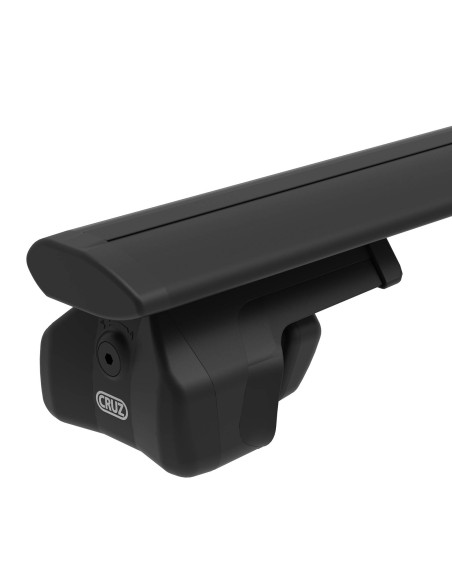 Juego de 2 barras de techo Cruz Airo DARK 133 aluminio negro