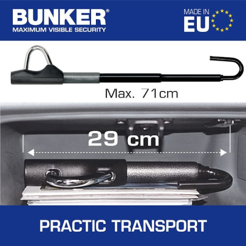 Antirrobo coche volante pedal telescopico Bunker BT29