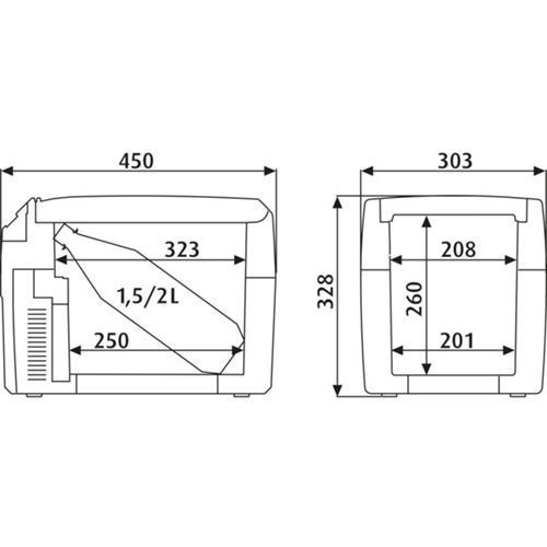 Nevera termoeléctrica Dometic TCX14