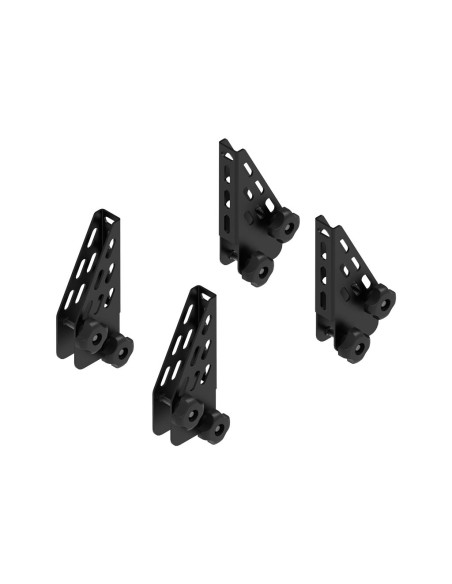 4 topes laterales CRUZ 10cm para portaequipajes