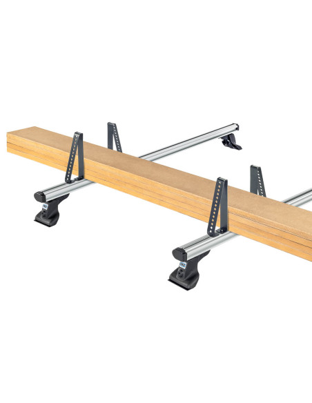 4 topes laterales CRUZ 18cm para barras aluminio
