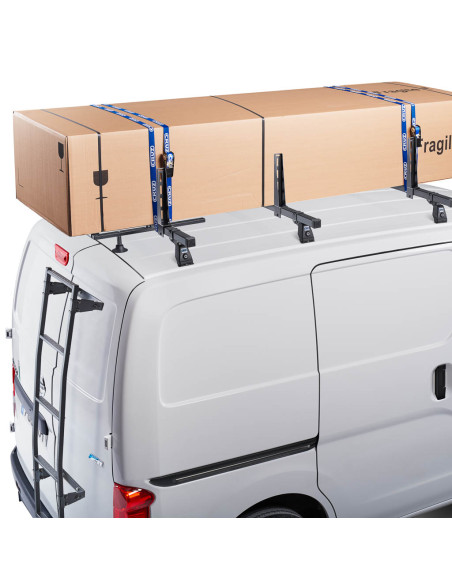 4 topes laterales CRUZ 25cm para barras 35x35