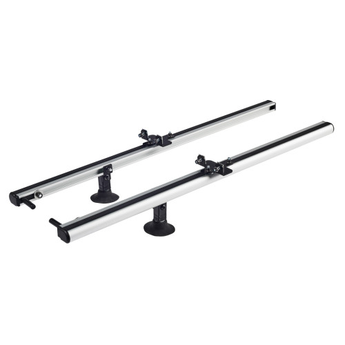 2 soportes rulo extensibles de aluminio CRUZ +...