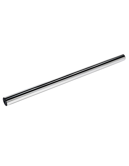 2 soportes rulo extensibles de aluminio CRUZ + rulo inox 80 cm