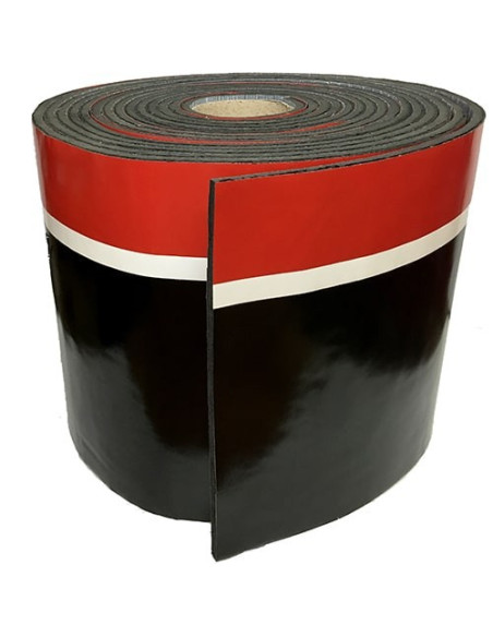 Protector de garaje por metros rojo/blanco/negro